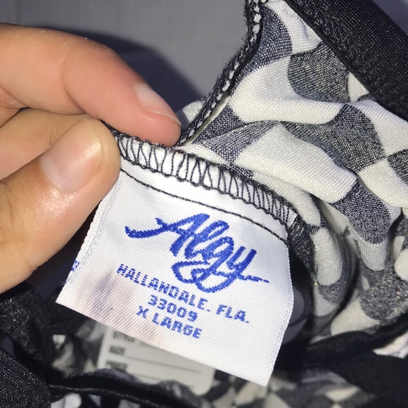 Checkered bodysuit girls SIZE XL EUC - Picture 2 of 2